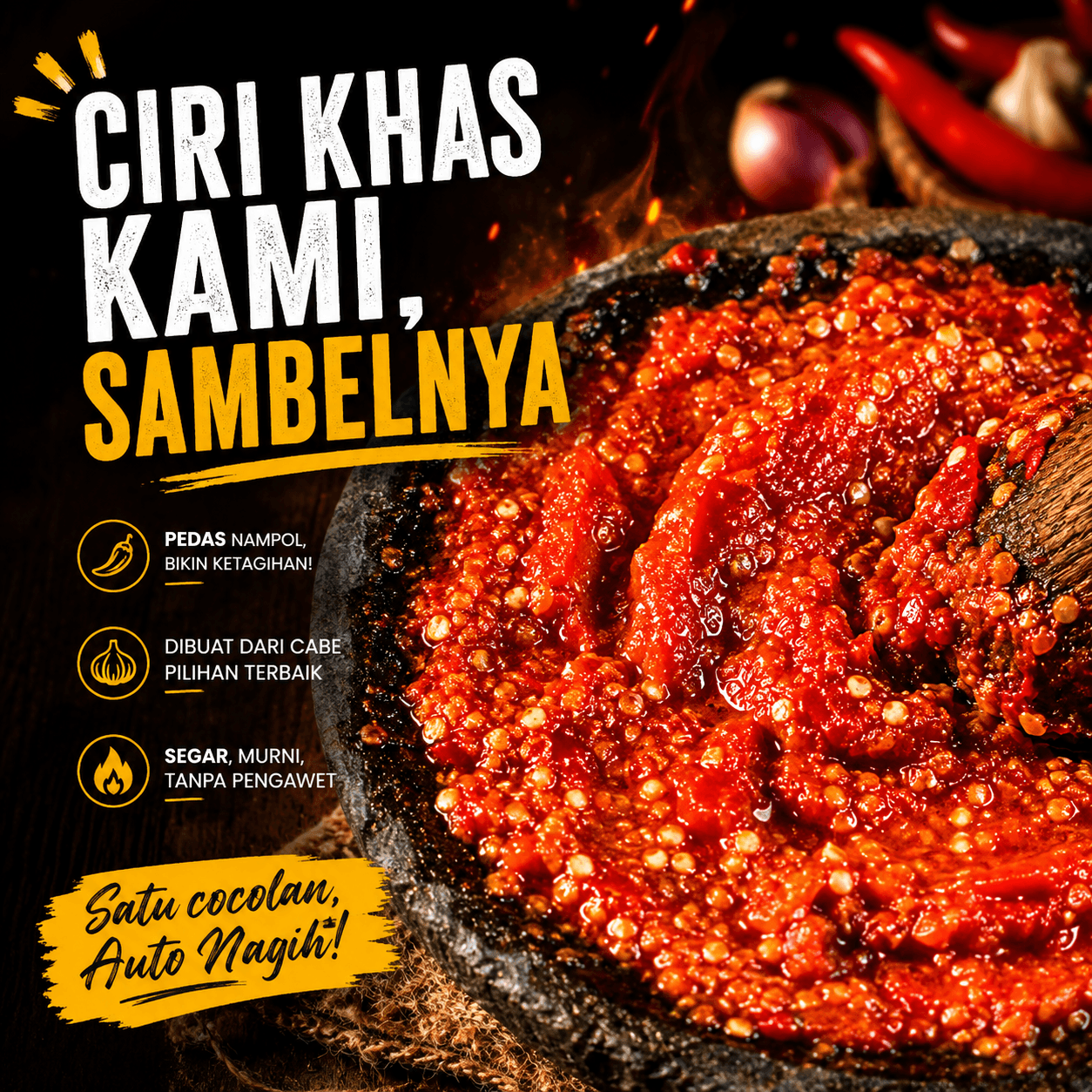 Nasi Sambel Cimahi dengan Ayam Goreng